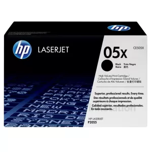 1 x HP CE505X (05X)  Genuine Black High Yield Toner Cartridge - 6,500 Pages