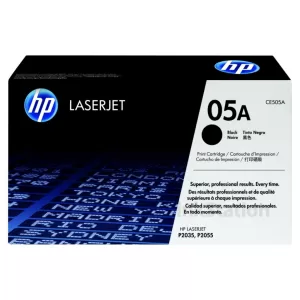 1 x HP CE505A (05A) Genuine Black Toner Cartridge - 2,300 Pages