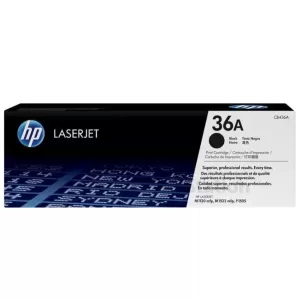 1 x HP CB436A (36A) Genuine Black Toner Cartridge - 2,000 Pages