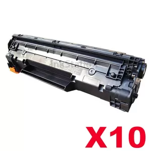 10 x HP CB435A (35A) Compatible Black Toner Cartridge - 2,000 Pages