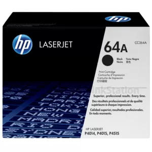 1 x HP CC364A (64A) Genuine Black Toner Cartridge - 10,000 Pages
