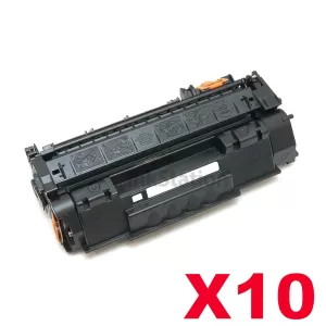 10 x HP Q5949A (49A) Compatible Black Toner Cartridge - 2,500 Pages