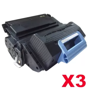 3 x HP Q5945A (45A) Compatible Black Toner Cartridge - 18,000 Pages