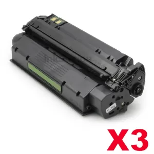 3 x HP Q2613X (13X) Compatible Black Toner Cartridge - 4,000 Pages