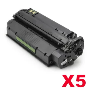 5 x HP Q2613X (13X) Compatible Black Toner Cartridge - 4,000 Pages