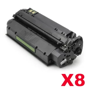 8 x HP Q2613X (13X) Compatible Black Toner Cartridge - 4,000 Pages