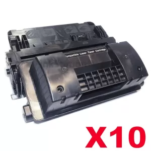 10 x HP CC364X (64X) Compatible Black High Yield Toner Cartridge - 24,000 Pages