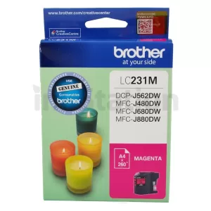 Genuine Brother LC-231 Magenta Ink Cartridge - 260 Pages