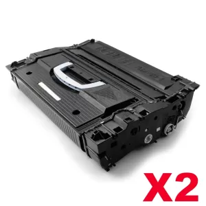 2 x HP C8543X (43X) Compatible Black Toner Cartridge - 30,000 Pages