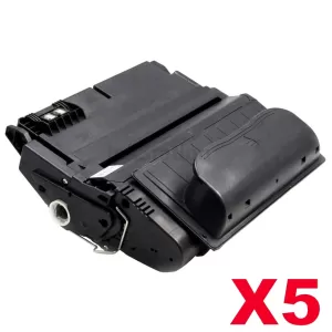 5 x HP Q1339A (39A) Compatible Black Toner Cartridge - 18,000 Pages