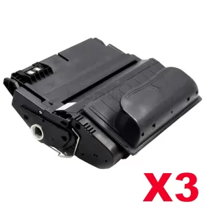3 x HP Q1339A (39A) Compatible Black Toner Cartridge - 18,000 Pages