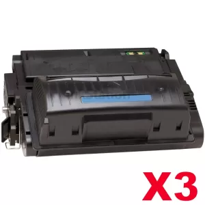 3 x HP Q5942X (42X) Compatible Black Toner Cartridge - 20,000 Pages
