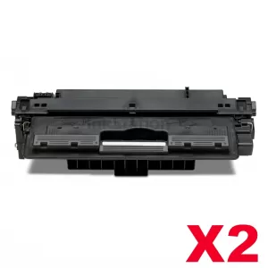 2 x HP Q7570A (70A) Compatible Black Toner Cartridge - 15,000 Pages
