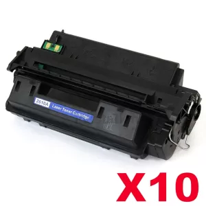 10 x HP Q2610A (10A) Compatible Black Toner Cartridge - 6,000 Pages