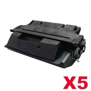 5 x HP C4127X (27X) Compatible Black Toner Cartridge - 10,000 Pages