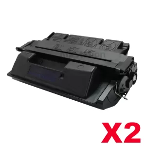 2 x HP C4127X (27X) Compatible Black Toner Cartridge - 10,000 Pages