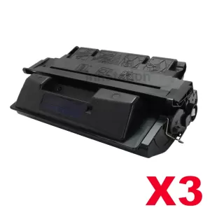 3 x HP C4127X (27X) Compatible Black Toner Cartridge - 10,000 Pages