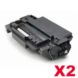 2 x HP Q7551X (51X) Compatible Black Toner Cartridge - 13,000 Pages