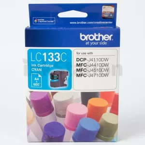Genuine Brother LC-133C Cyan Ink Cartridge - 600 Pages