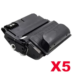 5 x HP Q1338A (38A) Compatible Black Toner Cartridge - 12,000 Pages