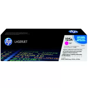 HP CB543A (125A) Genuine Magenta Toner Cartridge - 1,400 Pages