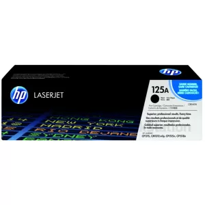1 x HP CB540A (125A) Genuine Black Toner Cartridge - 2,200 Pages