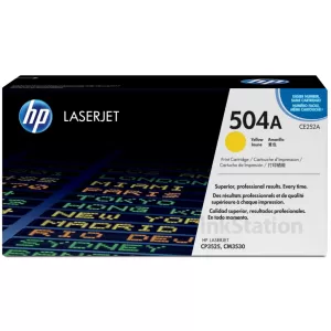 HP CE252A (504A) Genuine Yellow Toner Cartridge - 7,000 Pages