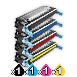4 Pack HP Q5950A-Q5953A (643A) Compatible Toner Cartridges [1BK,1C,1M,1Y]