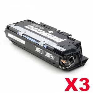 3 x HP Q2670A (308A) Compatible Black Toner Cartridge - 6,000 Pages