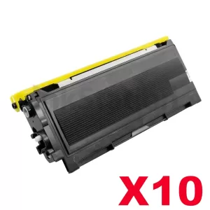 10 x Compatible Brother TN-2025 Black Toner Cartridge- 2,500 pages