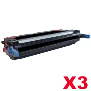 3 x HP Q7560A (314A) Compatible Black Toner Cartridge - 6,500 Pages
