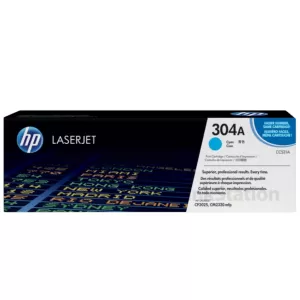 HP CC531A (304A) Genuine Cyan Toner Cartridge - 2,800 Pages