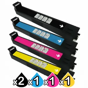 5 Pack HP CB380A-CB383A (823A-824A) Compatible Toner Cartridges  [2BK,1C,1M,1Y]