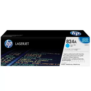 HP CB381A (824A) Genuine Cyan Toner Cartridge - 21,000 Pages