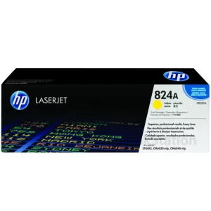 HP CB382A (824A) Genuine Yellow Toner Cartridge - 21,000 Pages