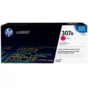 HP CE743A (307A) Genuine Magenta Toner Cartridge - 7,300 Pages