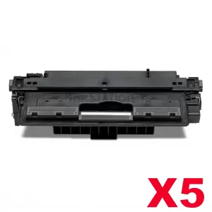 5 x HP Q7570A (70A) Compatible Black Toner Cartridge - 15,000 Pages