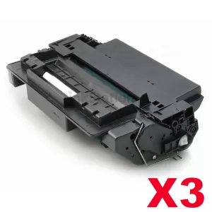 3 x HP CE255X (55X) Compatible Black High Yield Toner Cartridge - 12,000 Pages