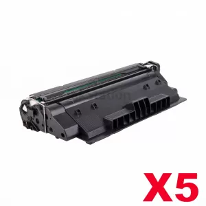 5 x HP CF214X (14X) Compatible Black Toner Cartridge - 17,500 Pages