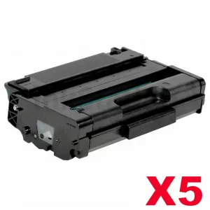 5 x Ricoh SP3400HS Compatible Black Toner Cartridge [406517] - 5,000 pages