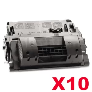 10 x HP CE390X (90X)  Compatible Black High Yield Toner Cartridge - 24,000 Pages