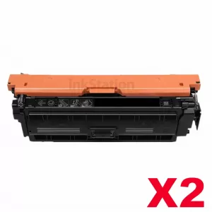 2 x HP 213A W2130A Compatible Black Toner Cartridge - 3,500 pages