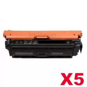 5 x HP 213A W2130A Compatible Black Toner Cartridge - 3,500 pages