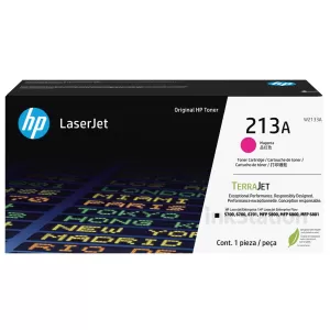 HP 213A W2133A Genuine Magenta Toner Cartridge - 3,000 pages