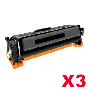 3 x HP 218X W2180X Compatible Black High Yield Toner Cartridge - 3,200 pages