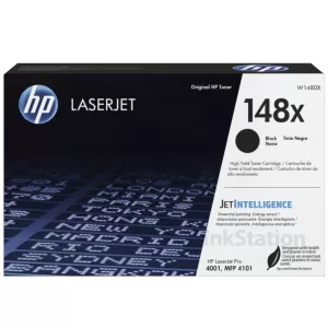 1 x HP 148X W1480X Genuine Black High Yield Toner Cartridge - 9,500 Pages