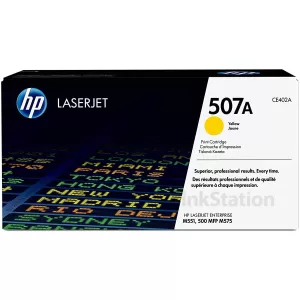 HP CE402A (507A) Genuine Yellow Toner Cartridge - 6,000 Pages