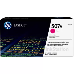 HP CE403A (507A) Genuine Magenta Toner Cartridge - 6,000 Pages