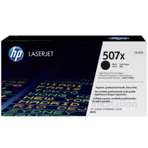 HP CE400X (507X) Genuine Black Toner Cartridge - 11,000 pages