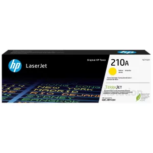 HP 210A W2102A Genuine Yellow Toner Cartridge - 1,800 pages